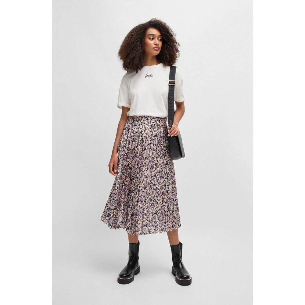 BOSS Hugo Boss Vlissa Pleated MIDI Skirt (Large )